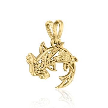 Hammerhead Shark Filigree Pendant in 14k Gold GPD5146 - Jewelry